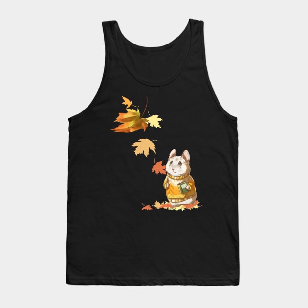 Hamster Bookworm Tank Top by BadDesignCo